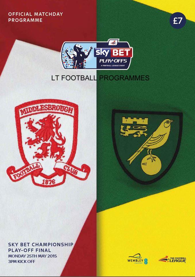 2015 CHAMPIONSHIP PLAY-OFF FINAL - MIDDLESBROUGH v NORWICH CITY